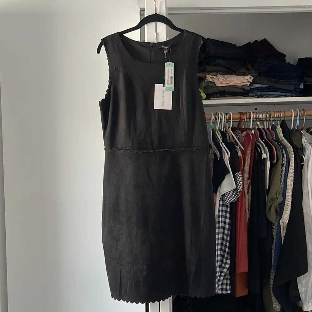 NWT StitchFix Scallop Faux Suede Dress